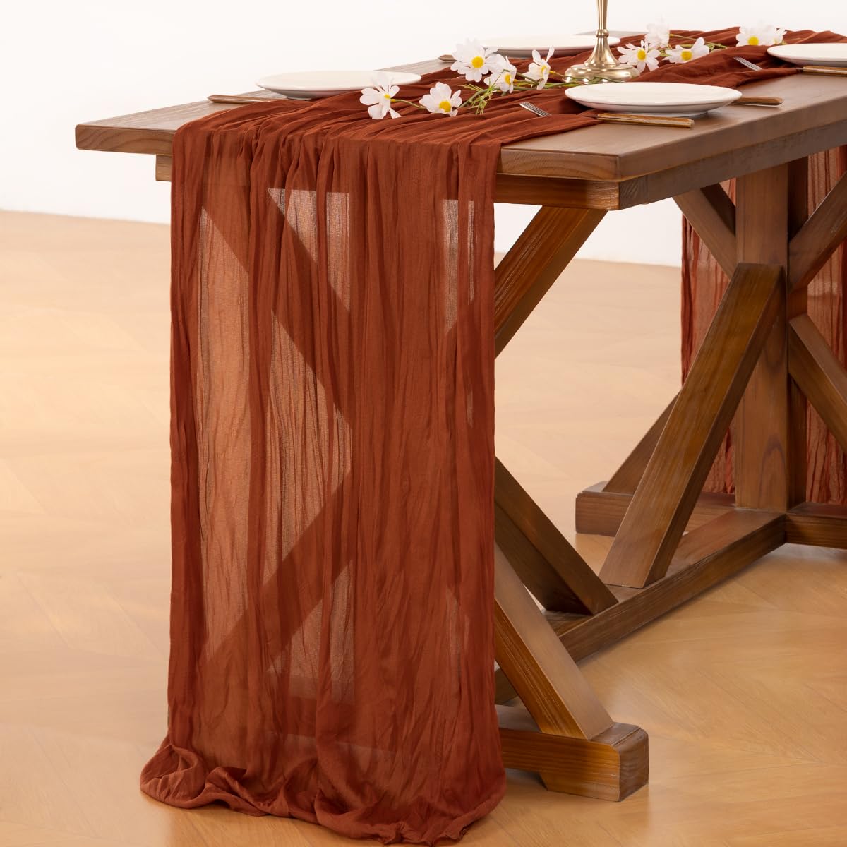 Socomi table de mariage décorée montrant ambiance bohème et facilité d’usage