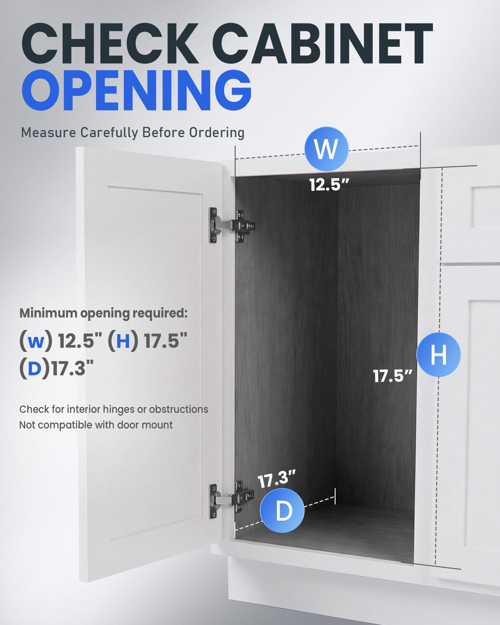 SOCONT support installé sous l'évier avec bac, gain de place visible