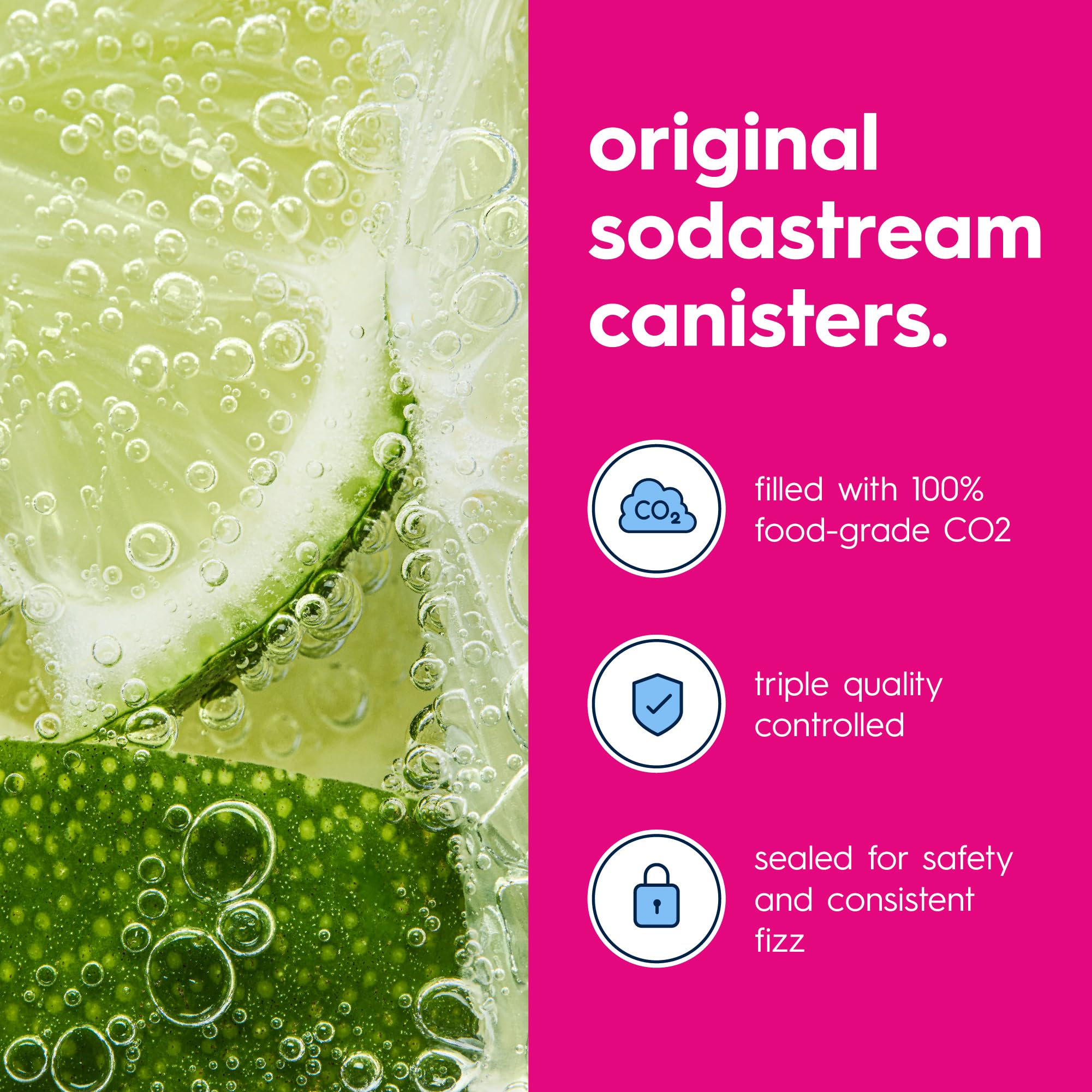 SodaStream joint scellé après triple contrôle pour sécurité qualité