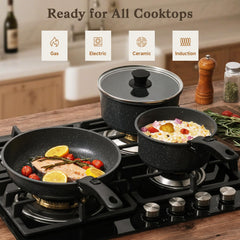 SODAY couvercle en verre permettant surveillance facile de la cuisson
