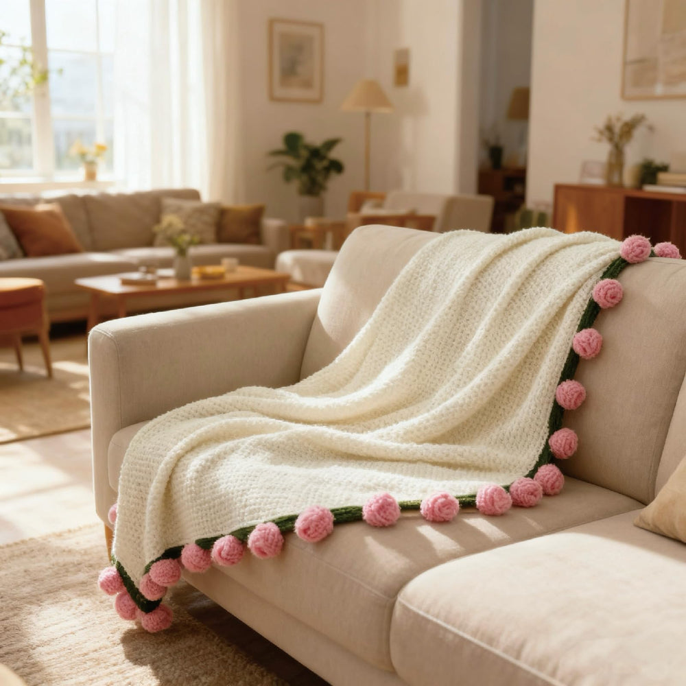 SoffMoiis détail de texture du fil extra-doux pour toucher agréable et durable