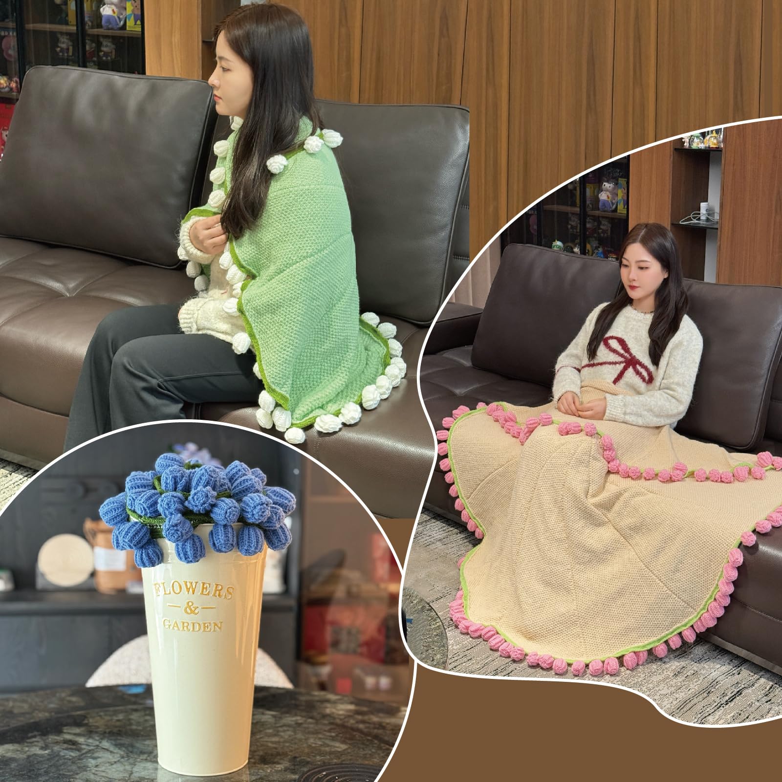 SoffMoiis couverture posée à côté d’un objet pour comparer taille pratique