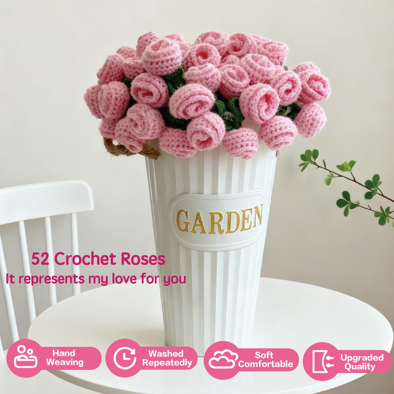SoffMoiis plaid enroulé comme un bouquet pour un cadeau compact et décoratif