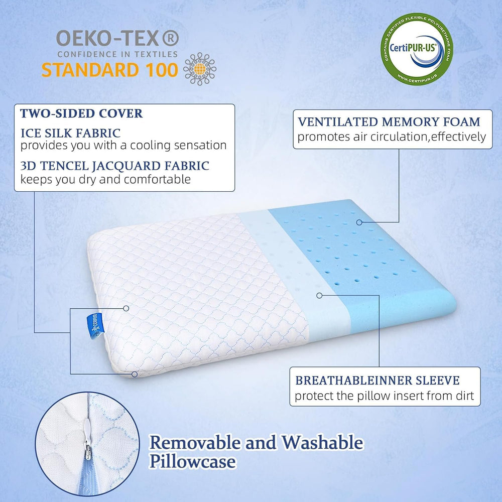 SofGlowly housse réversible ice silk et viscose offrant douceur respirante