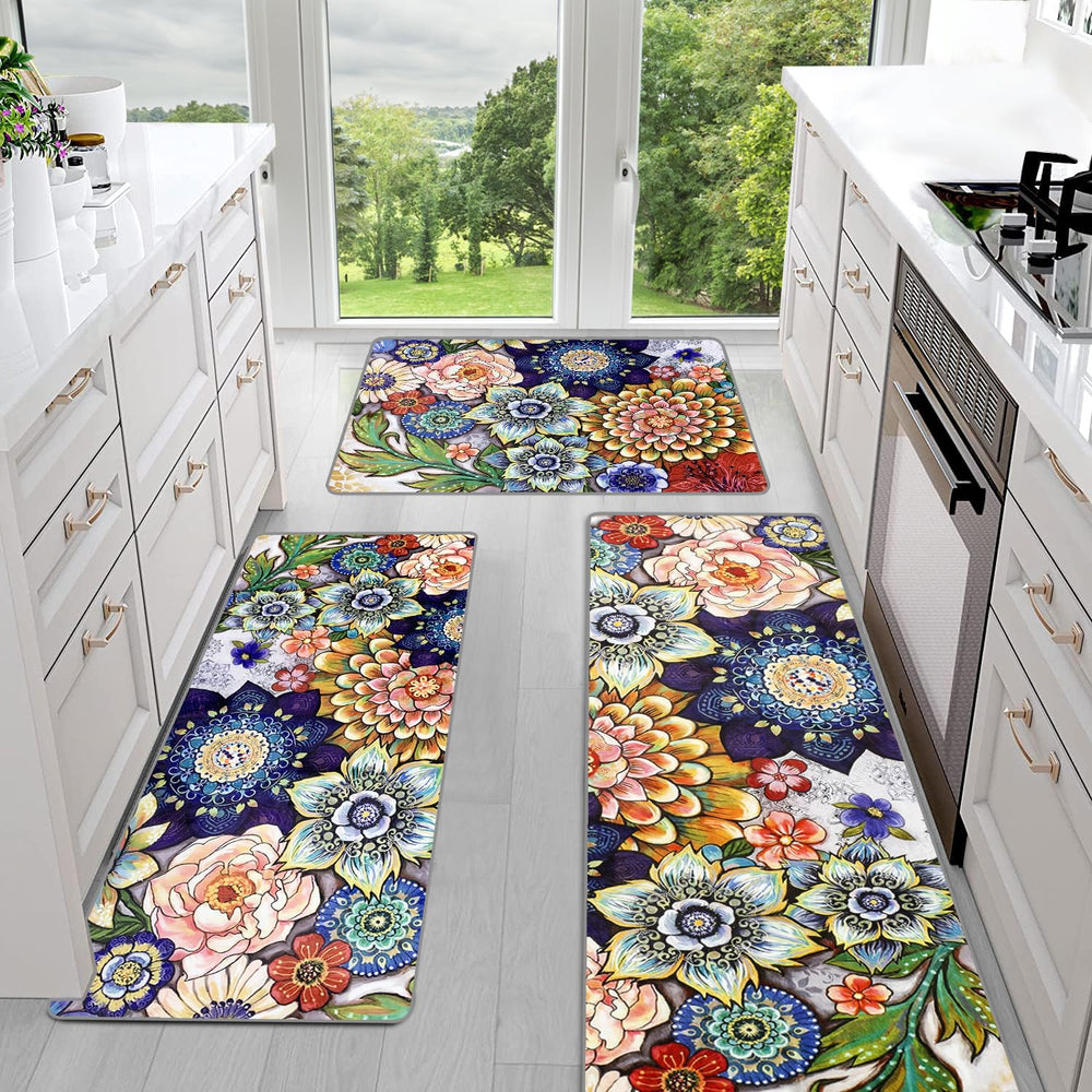 Sofort tapis face avant montrant design boho et protection décorative