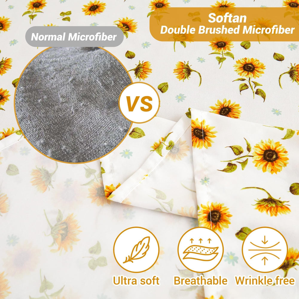 Softan drap-housse avec poche profonde et maintien sécurisé pour matelas épais