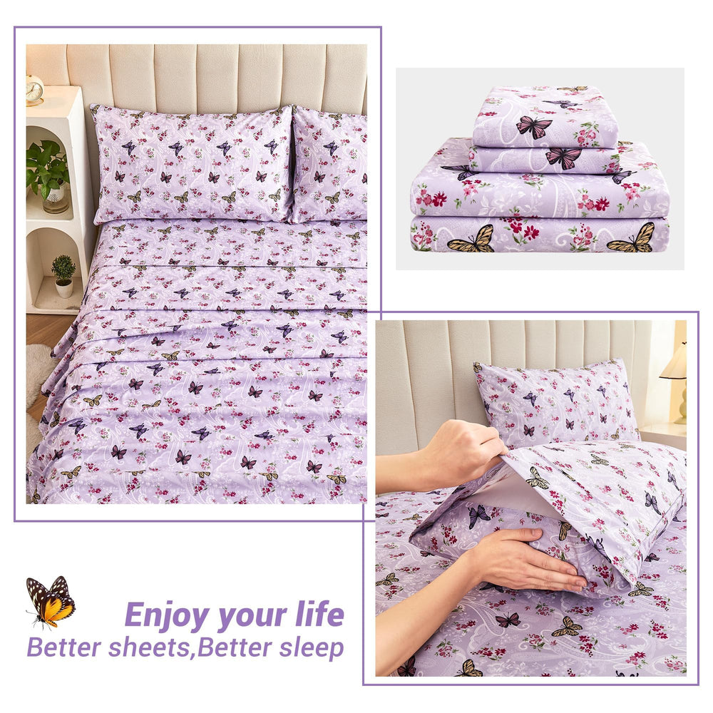 Softan drap installé sur un matelas queen montrant ajustement parfait