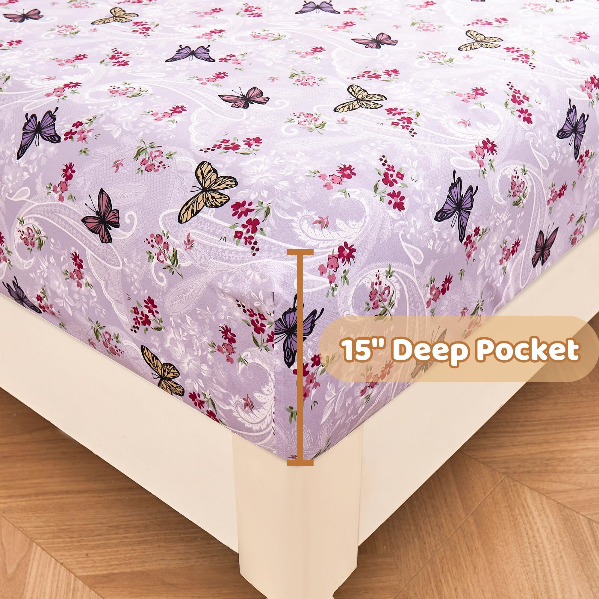Softan housse ajustée poche 15" illustrant maintien pour matelas épais