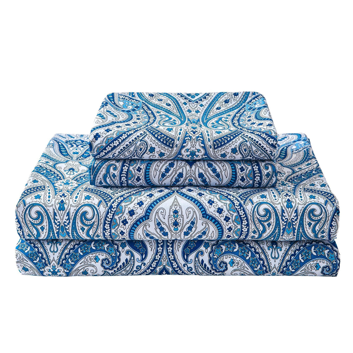 Softan face avant de la parure montrant motif paisley et emballage pratique