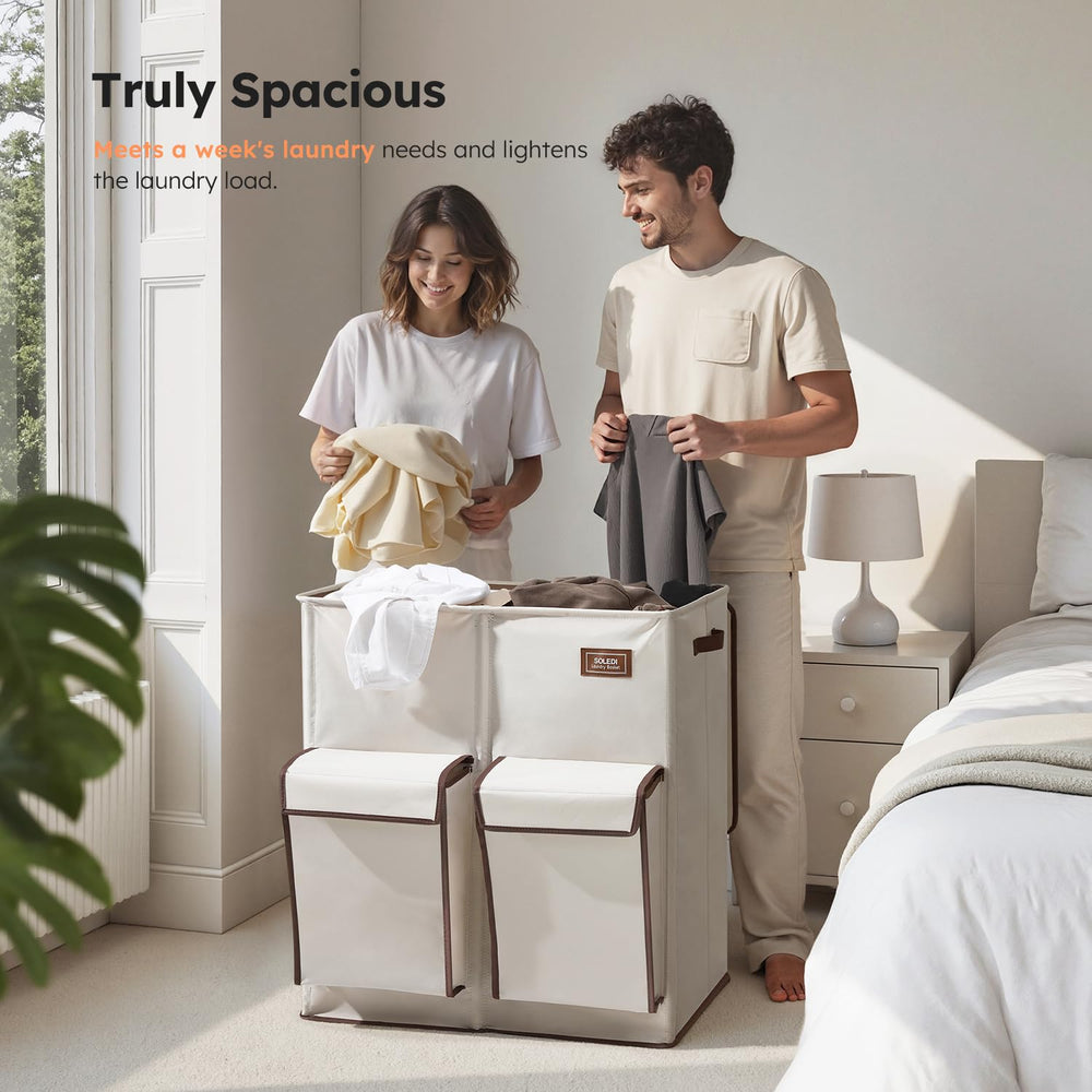 SOLEDI sac intérieur en maille détachable, transporte le linge proprement