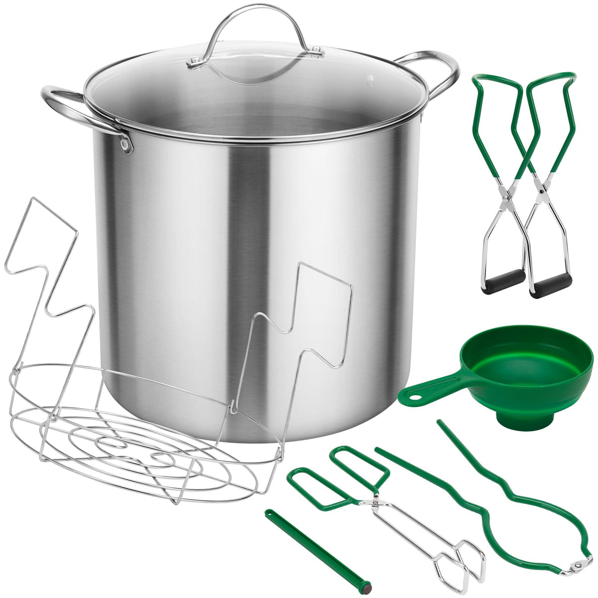 SOLIGT marmite 21,5Qt avant montrant capacité et finition inox, durable