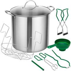SOLIGT marmite 21,5Qt avant montrant capacité et finition inox, durable