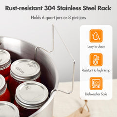 SOLIGT panier inox 304 détaillé offrant maintien stable et antirouille