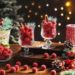 Solsew cranberries dans vase comme centre de table ajoutant couleur chaude