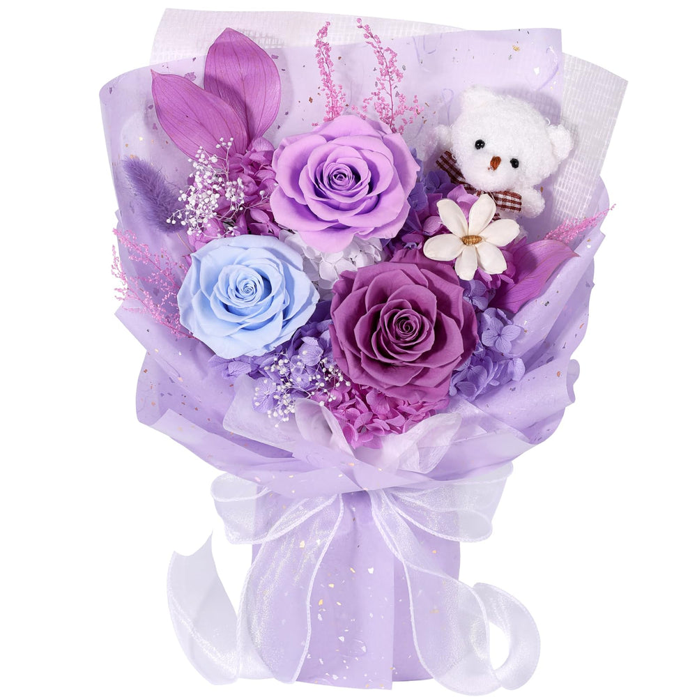 SOLUNOX bouquet face dans coffret prêt à offrir, présentation élégante