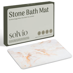 Solvio tapis face avant Ivory Drift montrant design minimaliste et look spa