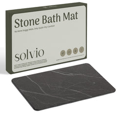 Solvio tapis vue devant montrant finition charbon et design minimaliste bénéfice esthétique