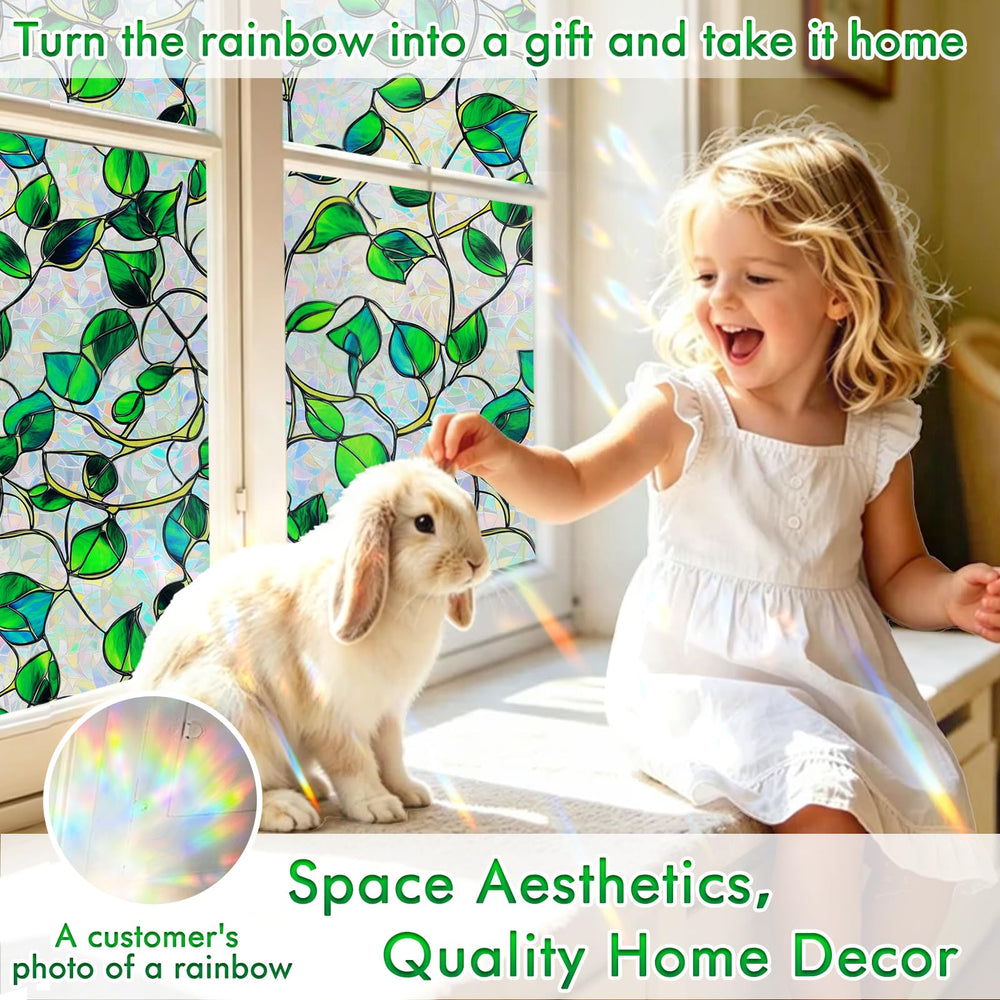 somwise effet arc‑en‑ciel sur vitre, apporte couleur et ambiance lumineuse