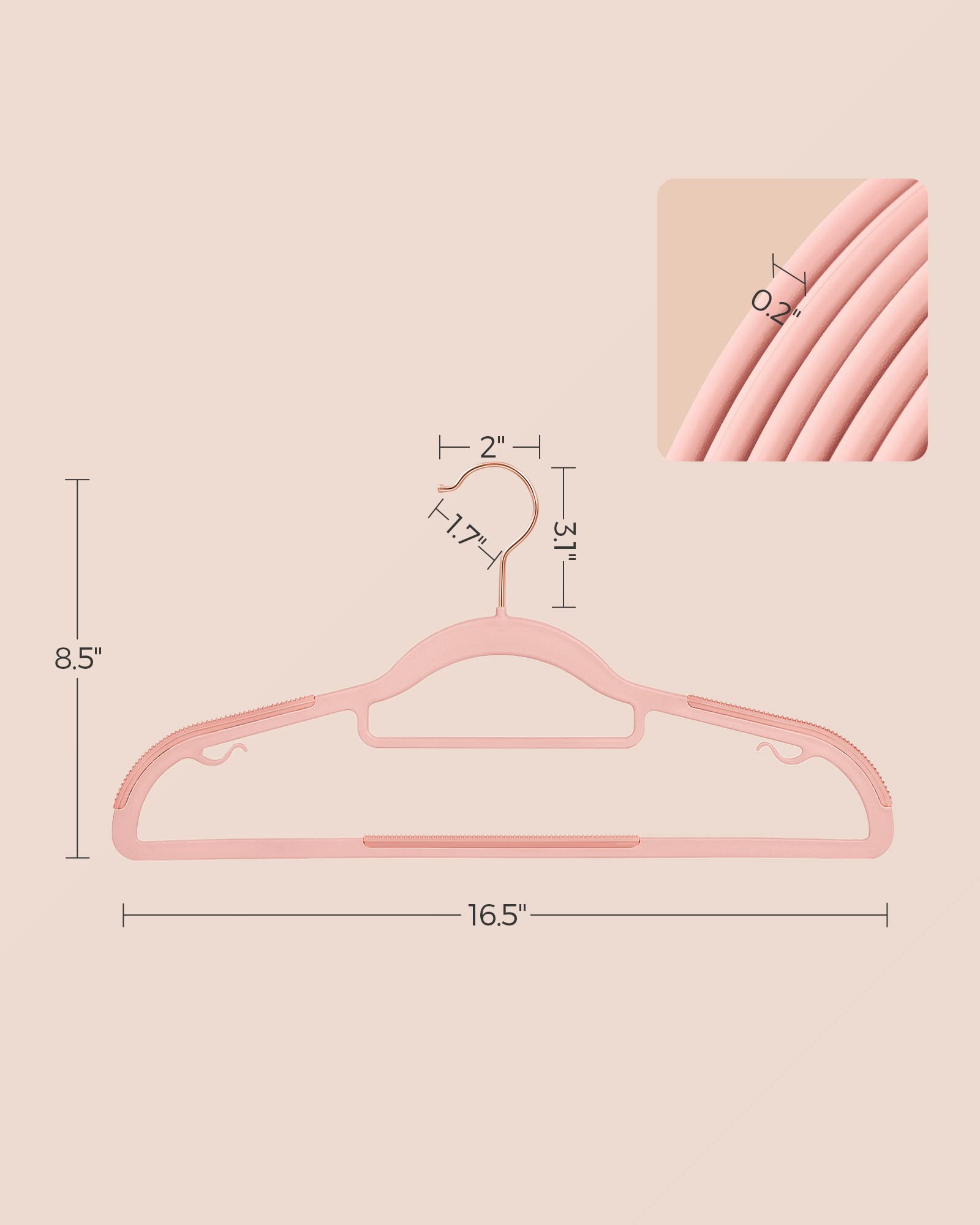 SONGMICS barre inférieure robuste pour pantalons et accessoires