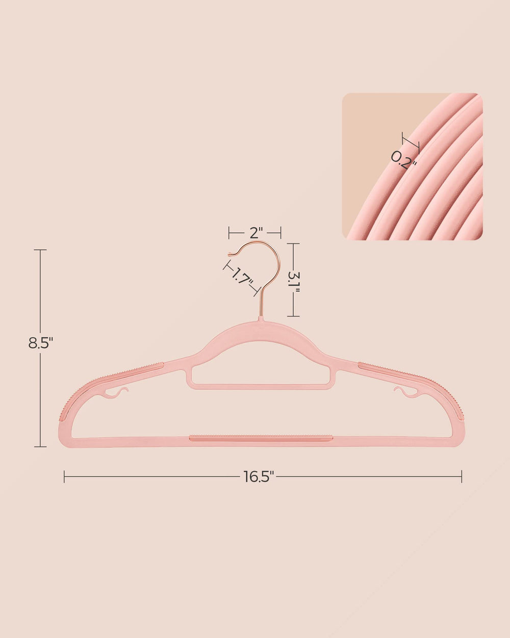 SONGMICS barre inférieure robuste pour pantalons et accessoires
