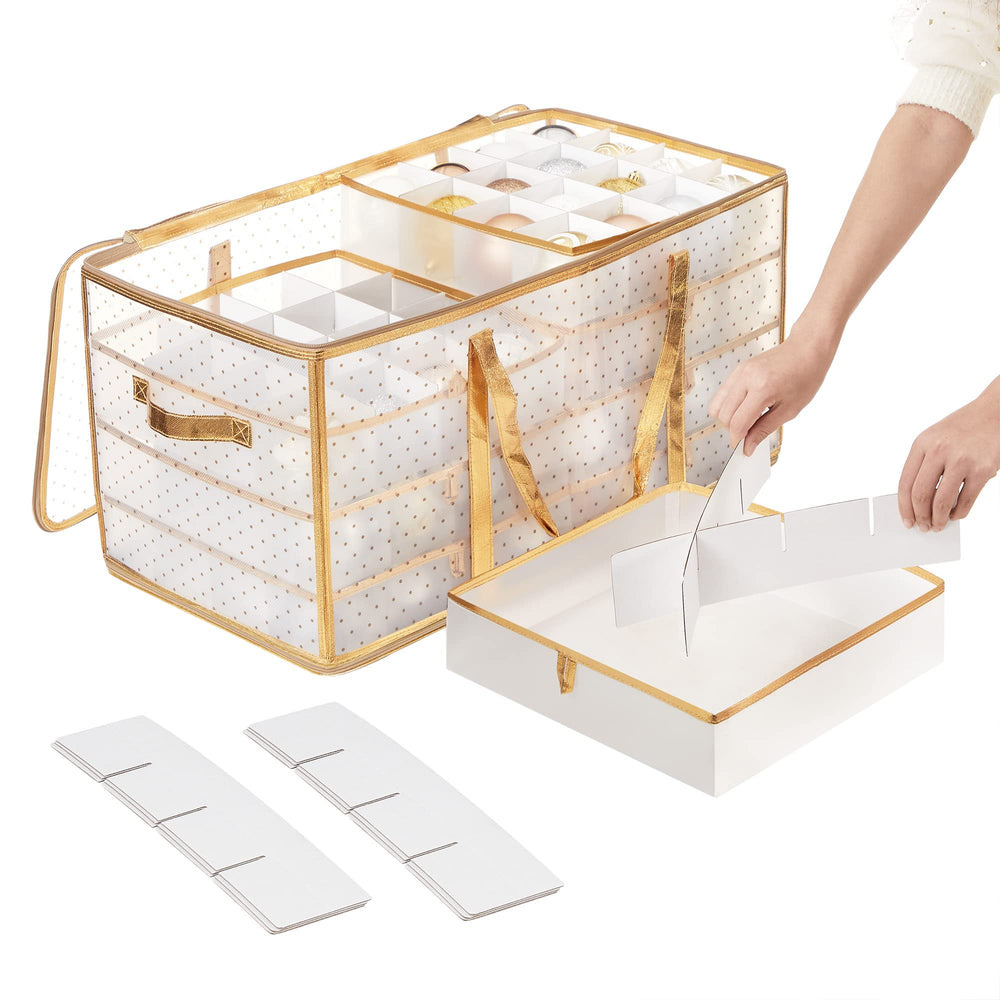 SONGMICS boîte utilisée pour décorer un sapin, gain de temps visible