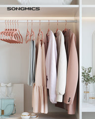 SONGMICS gros plan bandes antidérapantes assurant maintien des vêtements