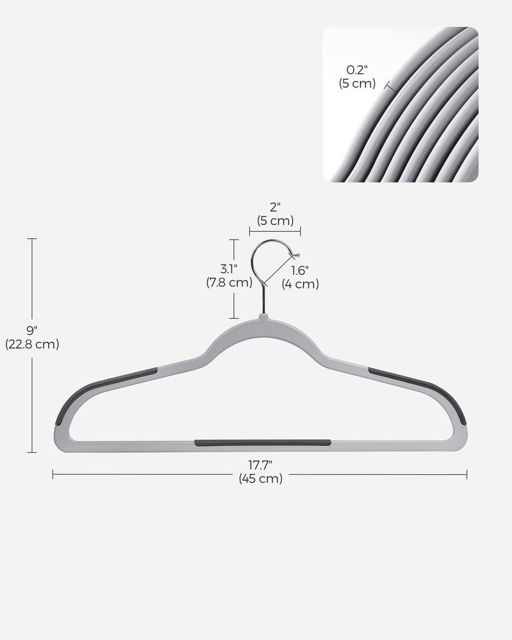 SONGMICS comparaison de taille montrant capacité de rangement accrue