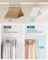 SONGMICS crochet pivotant 360°, facilite l'accès et l'orientation des vêtements