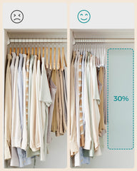 SONGMICS cintres en usage garde-robe organisation et présentation nette