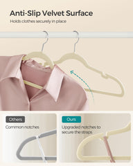 SONGMICS encoches d'épaule retenant une camisole sans glissement