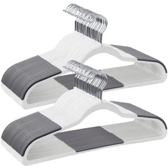 SONGMICS paquet de 50 cintres en plastique, gain de place visible