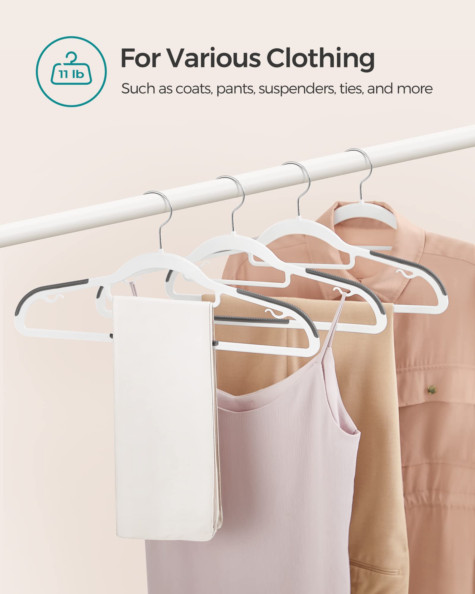 SONGMICS dressing organisé avec ces cintres aspect soigné