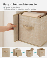 SONGMICS cube inséré dans étagère cube, organisation nette