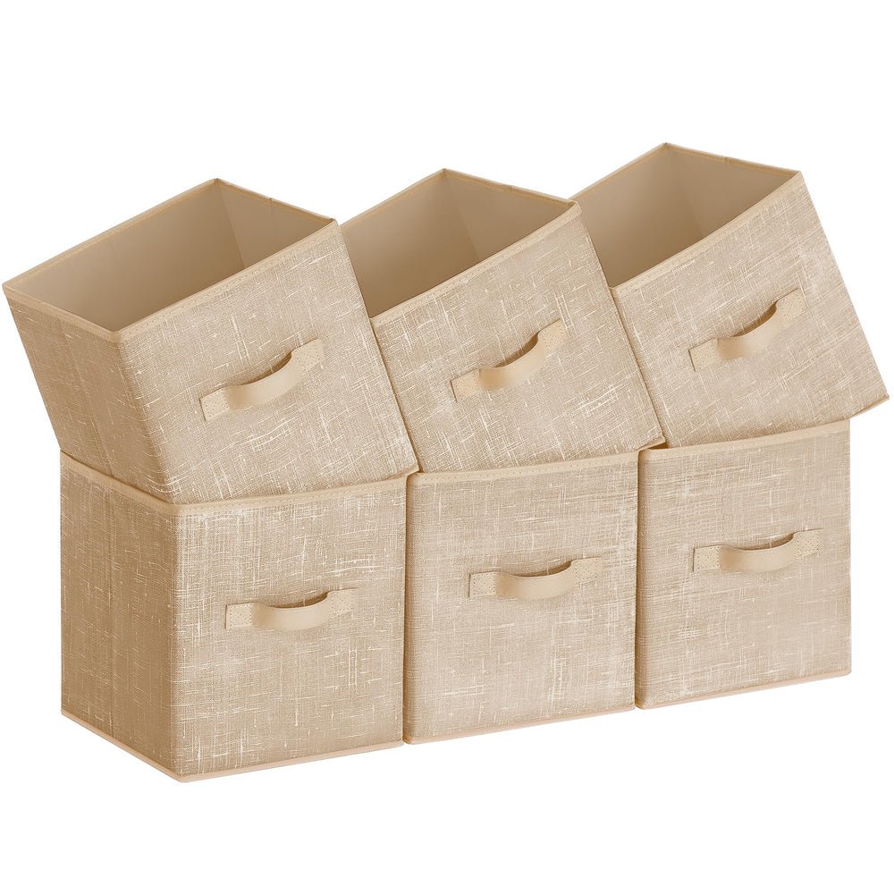 SONGMICS cube face avant beige sablé, rangement élégant