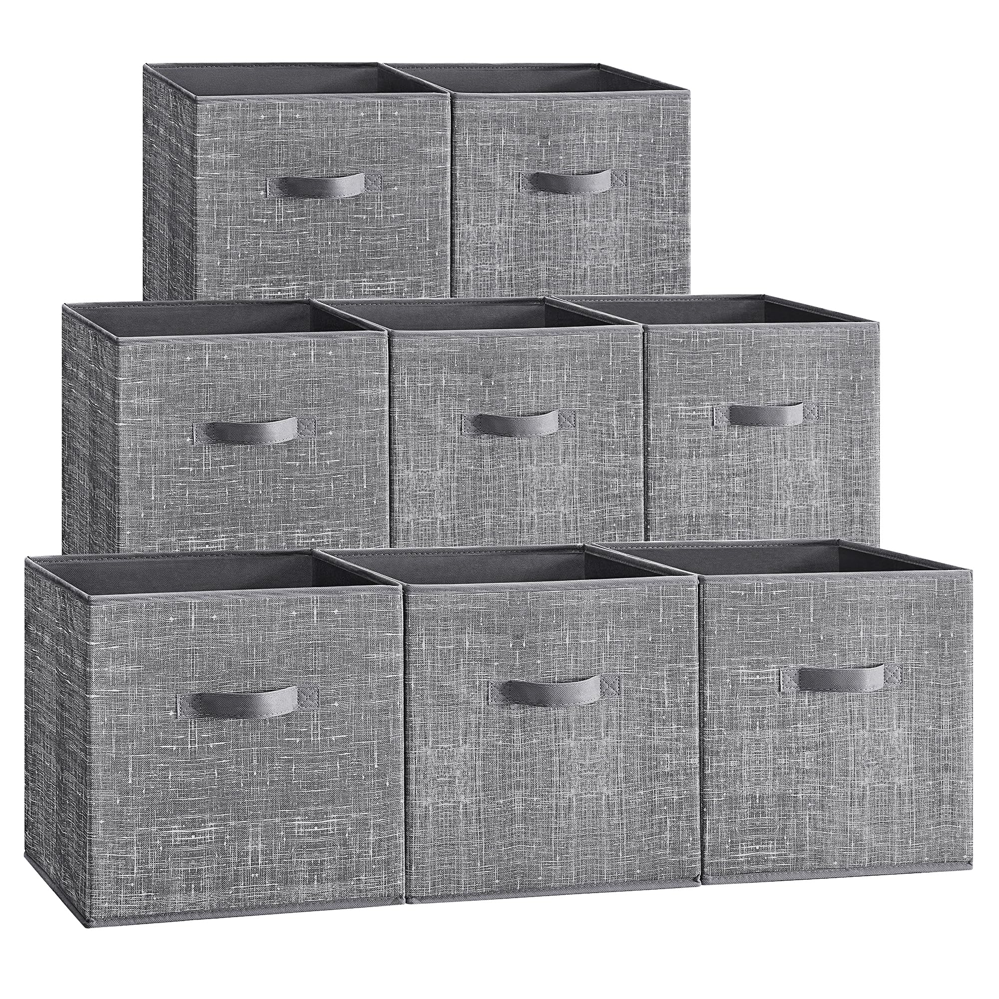 SONGMICS cube face avant montrant rangement organisé et gain de place