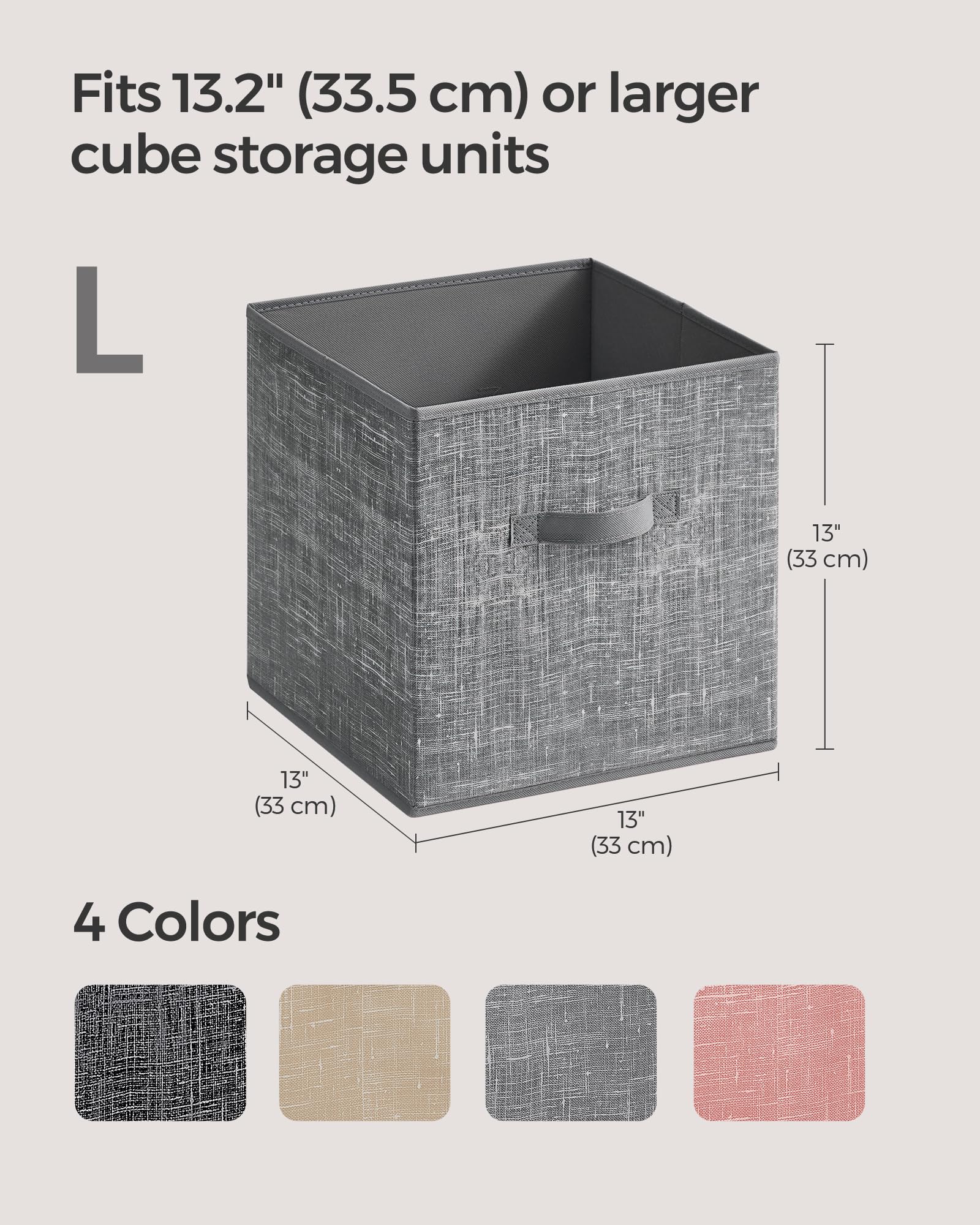 SONGMICS plusieurs cubes insérés dans une étagère modulable pour ordre rapide