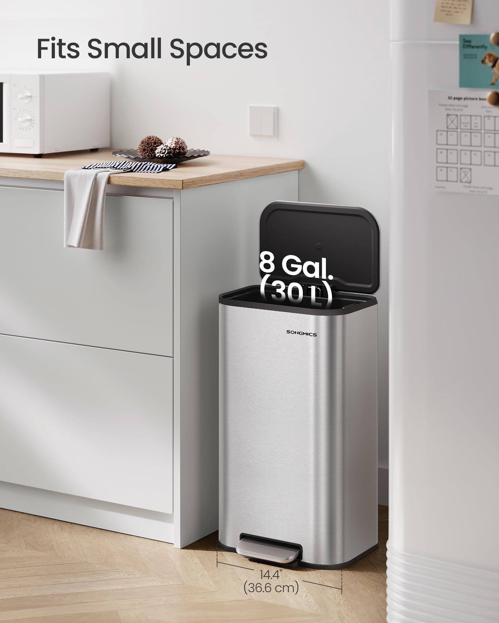 SONGMICS détail pédale antidérapante pour un usage sûr et confortable