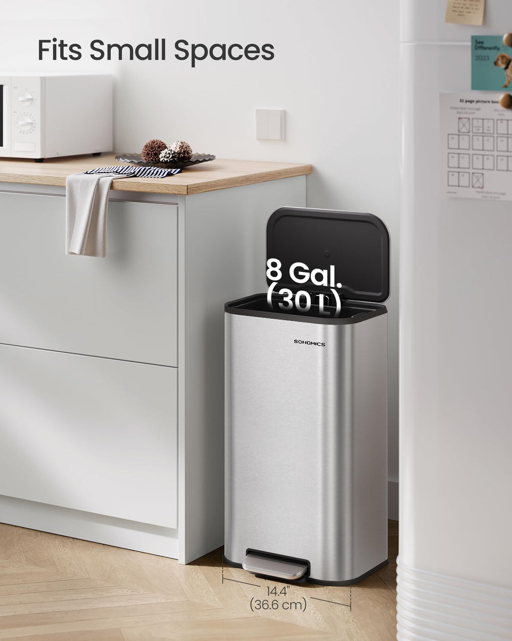 SONGMICS détail pédale antidérapante pour un usage sûr et confortable