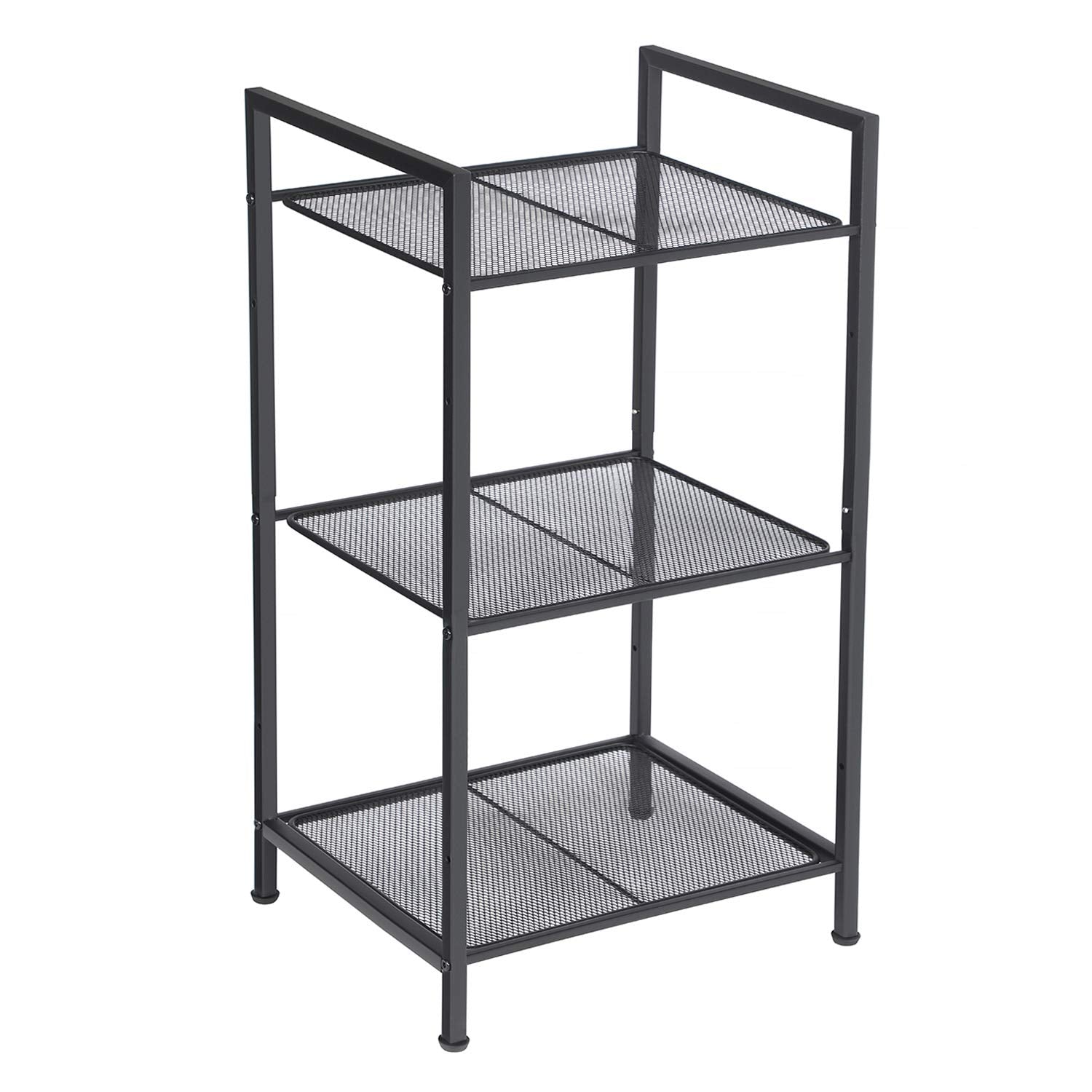 SONGMICS étagère 3 niveaux vue de face pour rangement polyvalent
