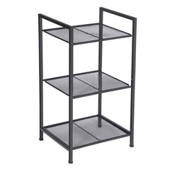 SONGMICS étagère 3 niveaux vue de face pour rangement polyvalent