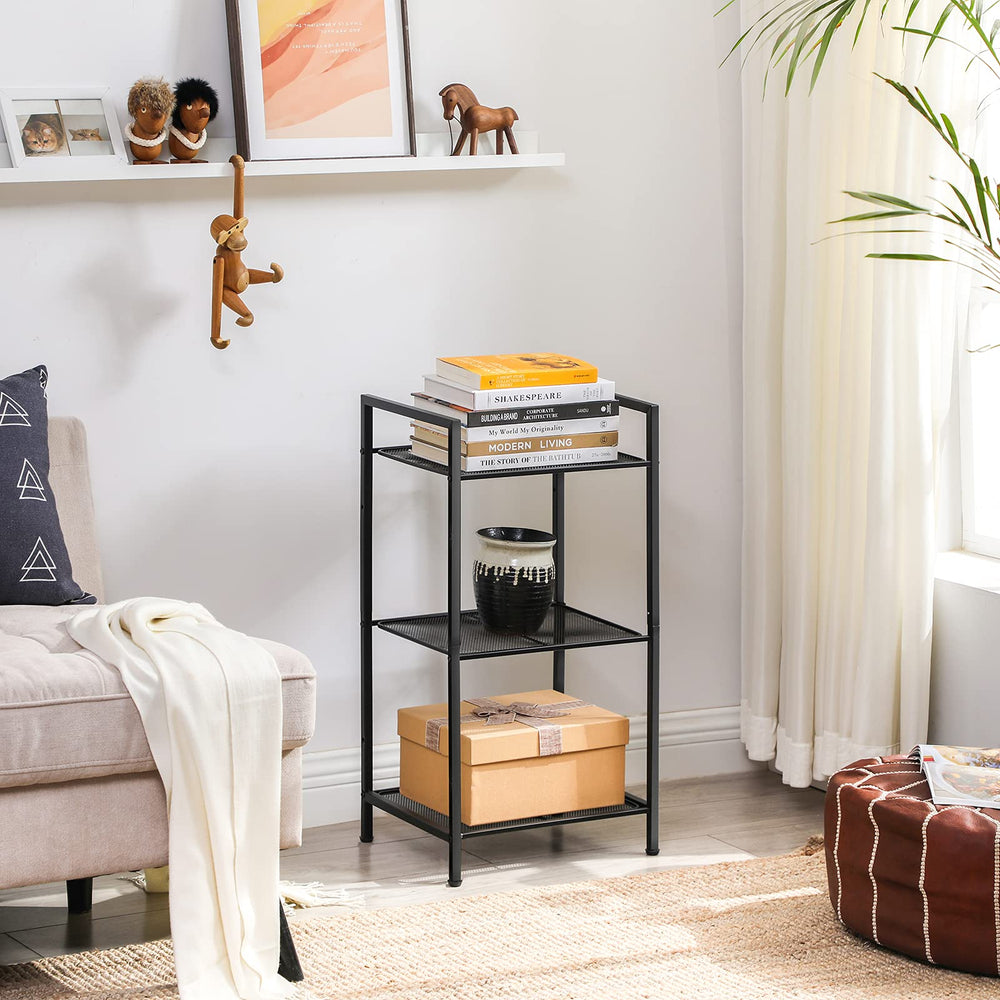 SONGMICS étagère intégrée au salon, rangement et décoration