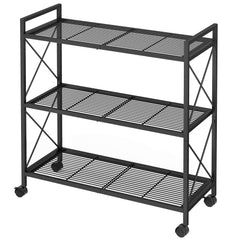 SONGMICS vue de face de l'étagère 3 niveaux pour rangement polyvalent