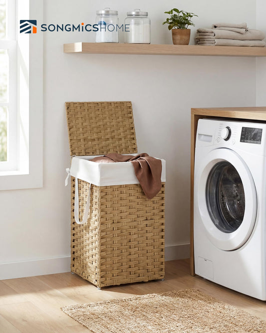 SONGMICS HOME gros plan tressage PP rattan respirant et étanche