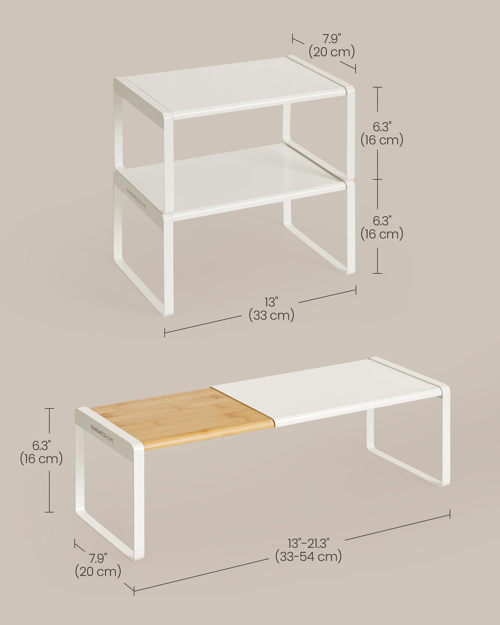 SONGMICS HOME étagère en contexte déco cuisine apporte style épuré