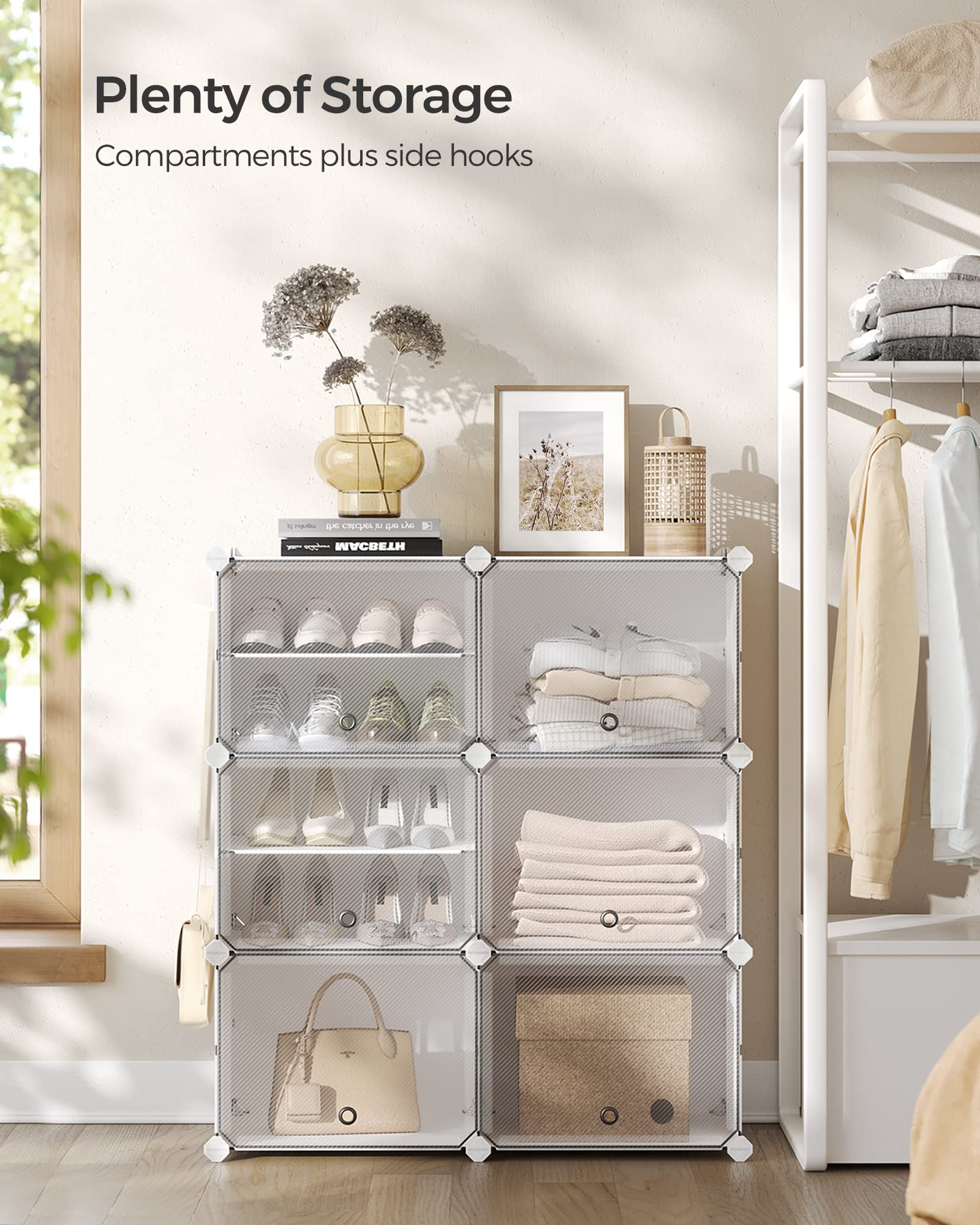 SONGMICS connexion renforcée, montage stable et durable