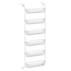 SONGMICS organiseur de porte face avant montrant six paniers transparents et gain de place