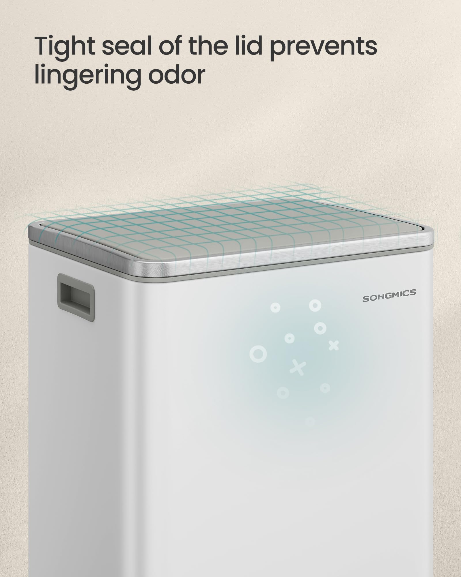 SONGMICS poubelle en cuisine moderne pour une intégration esthétique