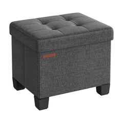 SONGMICS pouf coffre vue frontale avec design élégant et gain de place