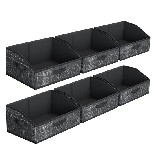 SONGMICS panier face avant montrant ouverture et design pratique