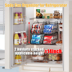 Sonyabecca rangement dans frigo pour meilleure visibilité
